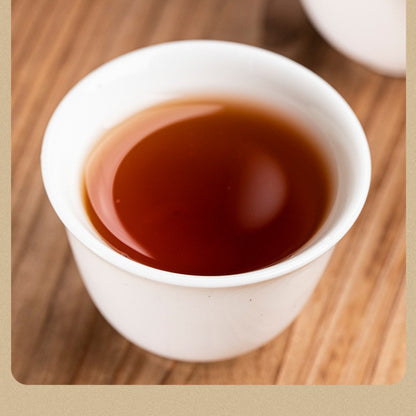 357g Wild Ancient Tea Tree Yunnan Pu Erh Ripe Tea Cake Qizi Cake Tea 2013