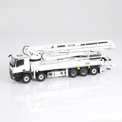 1:50 NZG MB Arocs 8x4 Schwing S51 SX Pump Truck Construct Machine Diecast Model