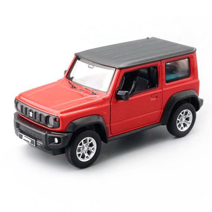 1:31 Suzuki Jimny Model Car Diecast Toy Cars Light Sound Pull Back Boys Gift Red