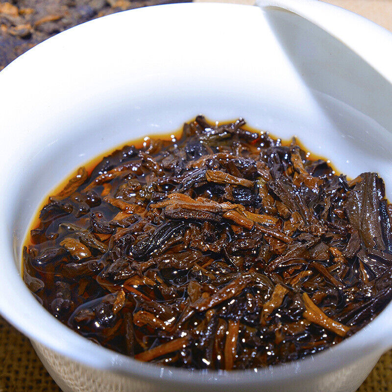 250g Pu'er Tea Ripe Tea Brick Tea Banzhang Ripe Tea Pu'er Ripe Tea Brick