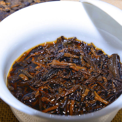 250g Pu'er Tea Ripe Tea Brick Tea Banzhang Ripe Tea Pu'er Ripe Tea Brick