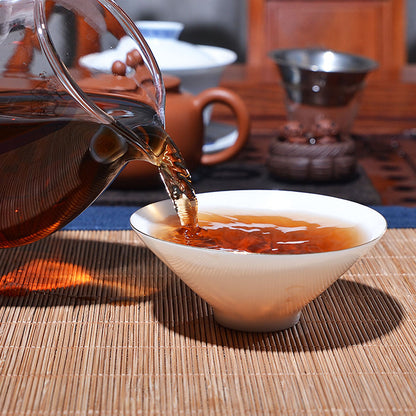 357g High Quality Ripe Pu erh Tea Yunnan Palace Tea Collection Cooked Tea Cake