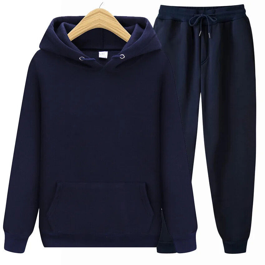 Two Piece Set Women Tracksuit Sportwear Pants Suit Men Autumn Winter Sweatpants