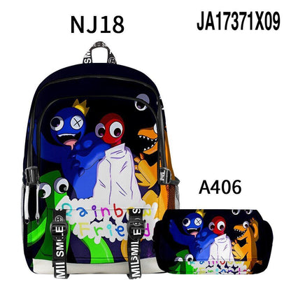 School Bag Backpack Primary Middle School Students Boys Girls Schoolbag