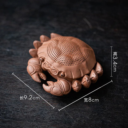Tea Strainer Purple Sand Crab Tea Filter Household Tea Pet Tea Accessories