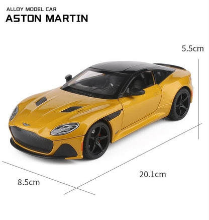 1:24 Aston Martin DBS Superleggera Diecast Model Vehicle Toy Car New Gift Kids