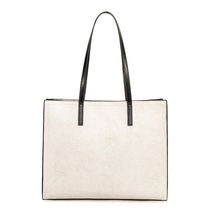 Genuine Leather Women's Large Handbag, Crossbody Shoulder Bag Satchel Tote Bag