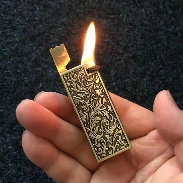 Kerosene Brass Vintage Lighter Collectable Cigarette Pipe Lighter Cigar Torch