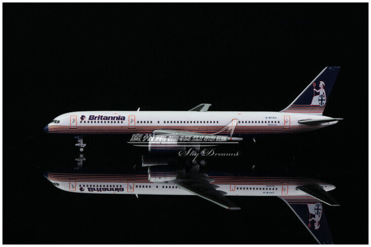1:400 JC Wings Britannia BOEING 757-200 Passenger Airplane Diecast Plane Model