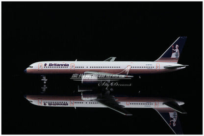 1:400 JC Wings Britannia BOEING 757-200 Passenger Airplane Diecast Plane Model