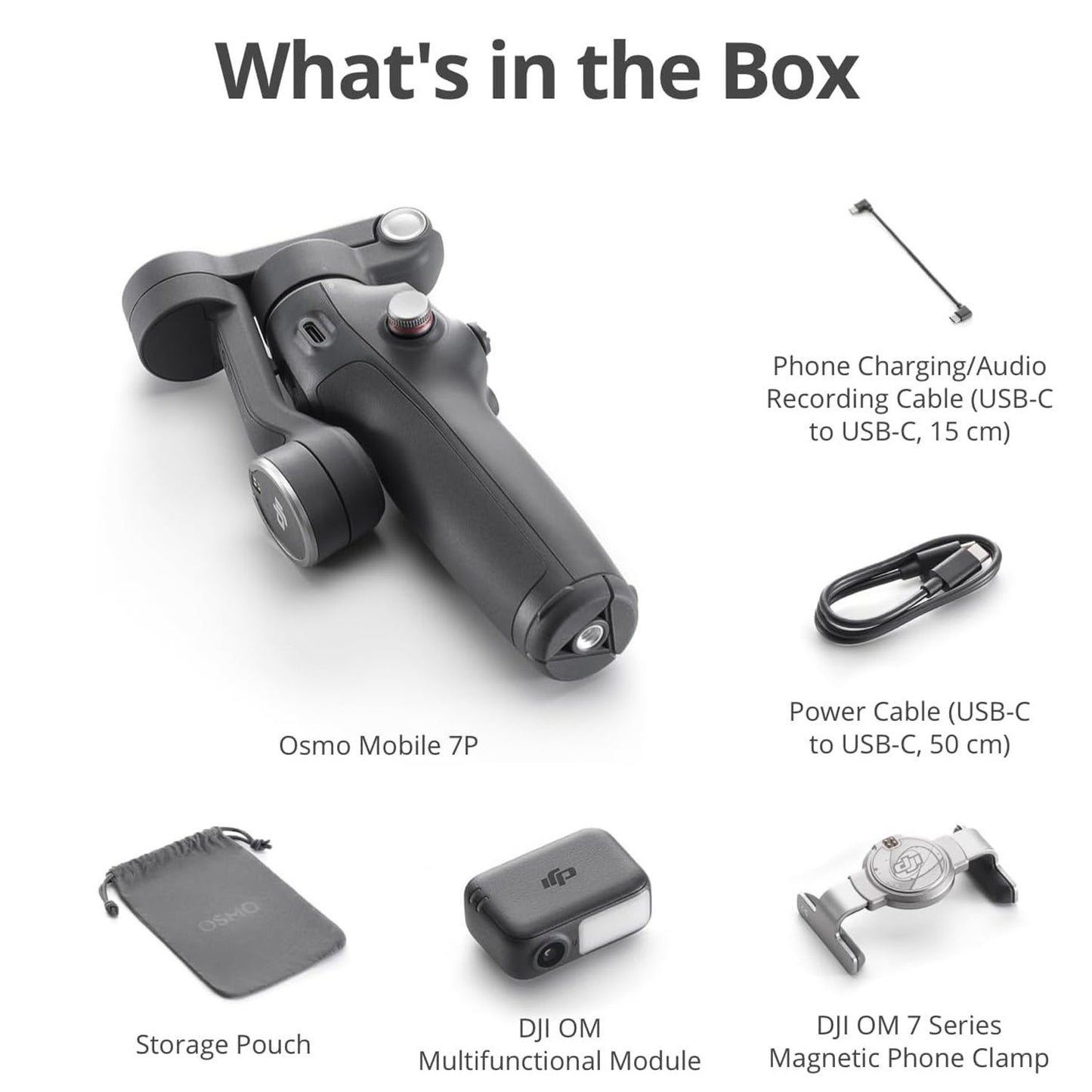 DJI Osmo Mobile 7P 3-Axis Phone Gimbal Stabilizer for Smartphone iPhone Android