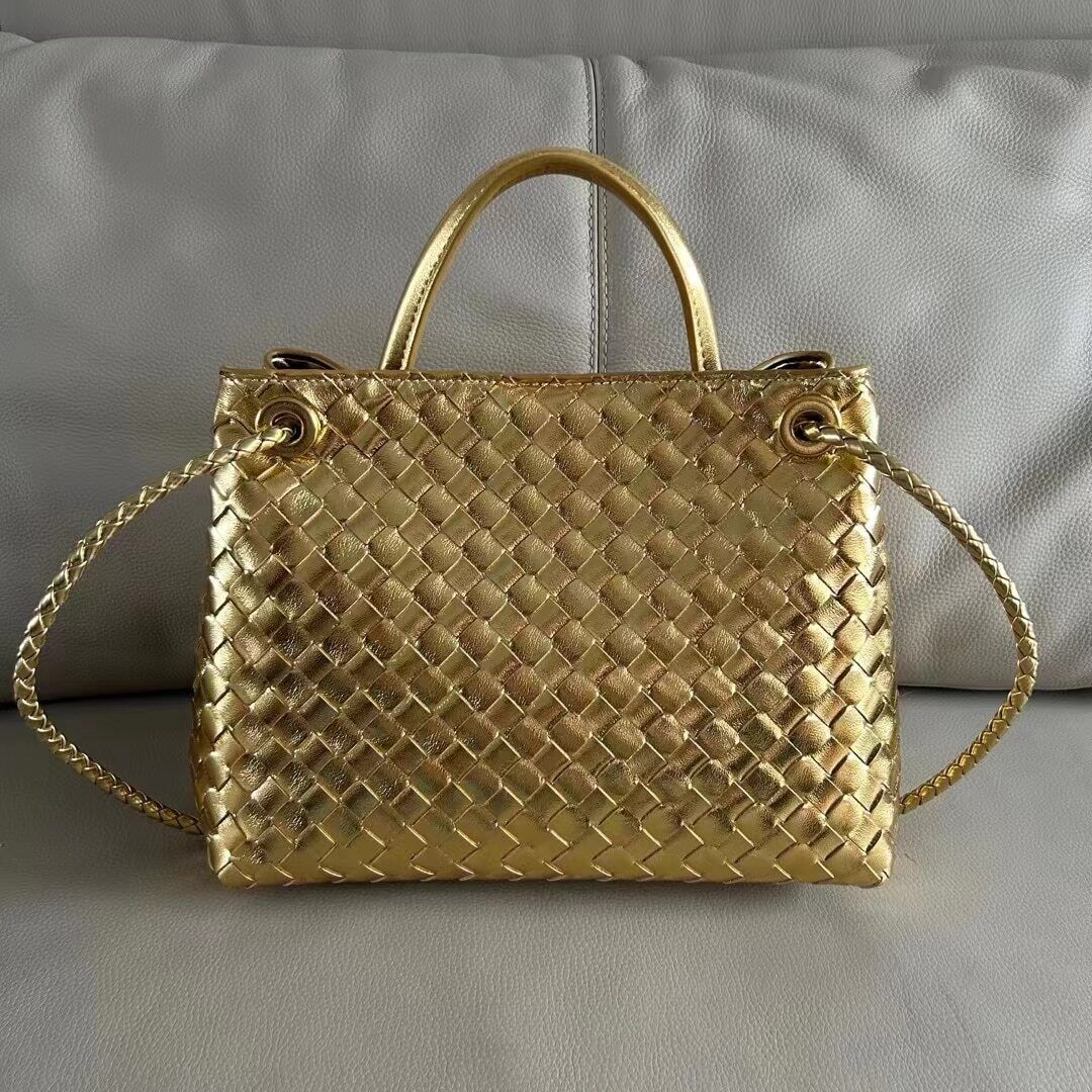 Rope Buckle Braided Tote Bag One Shoulder Portable Cross-body Women's Bag