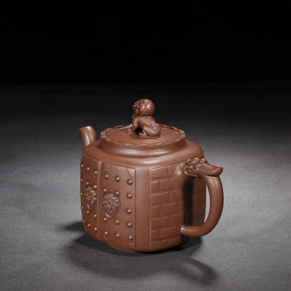 Chinese Yixing Zisha Clay Handmade Exquisite Teapot（中华门 底款：徐汉棠）