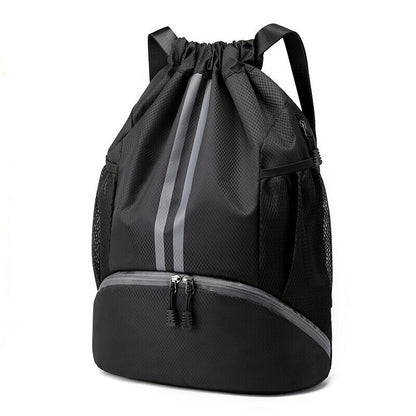 Waterproof Basketball Bag Wet Dry Separation Bags Swimming Drawstring Backpack