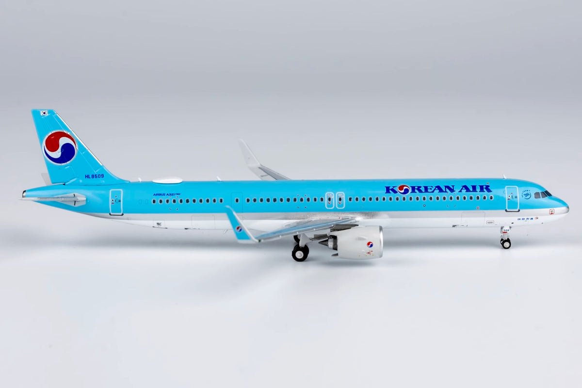 1:400 NG Model KOREAN AIR AIRBUS A321neo Passenger Plane Diecast Aircraft Model