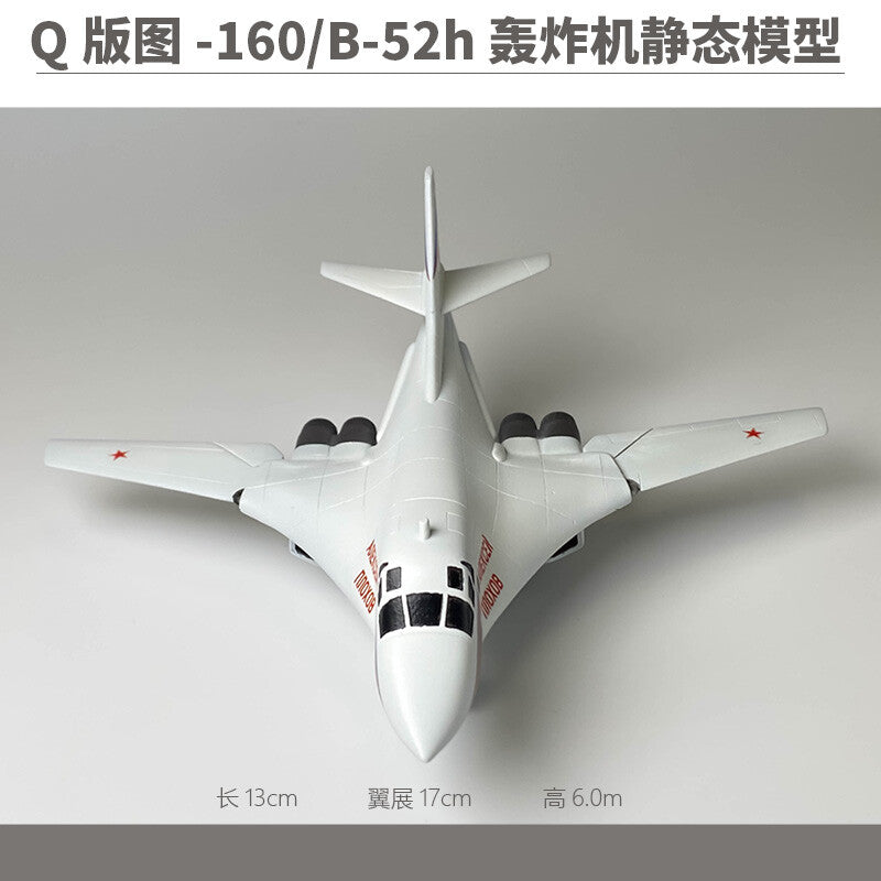 Cute Version Russia Tu-160 Blackjack Bomber 3D Printed static Models