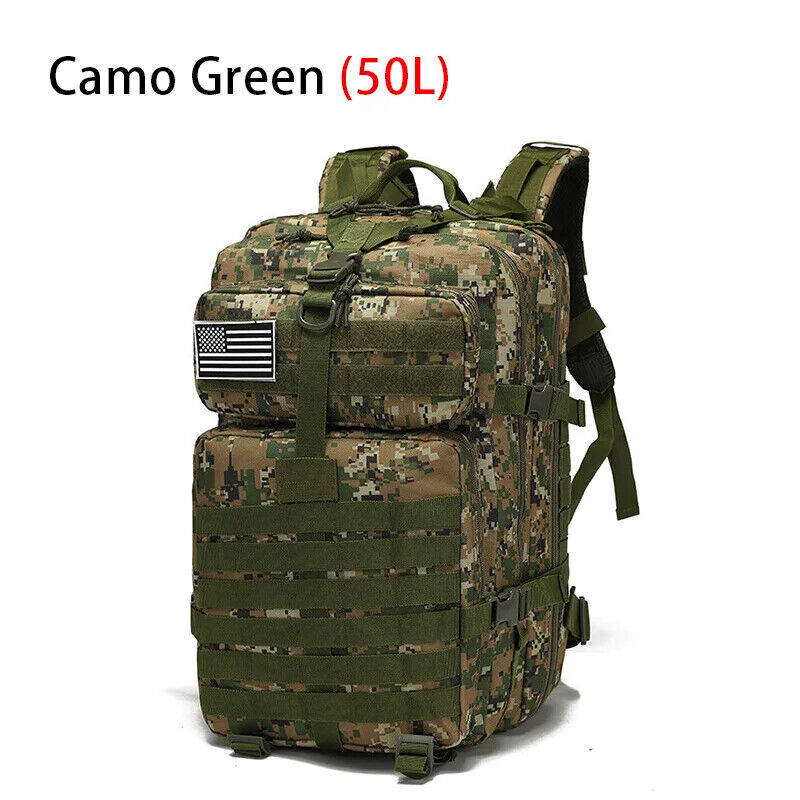 Tactical Hiking Backpacks Travel Bag Outdoor Rucksacks Camping Fishing Bags