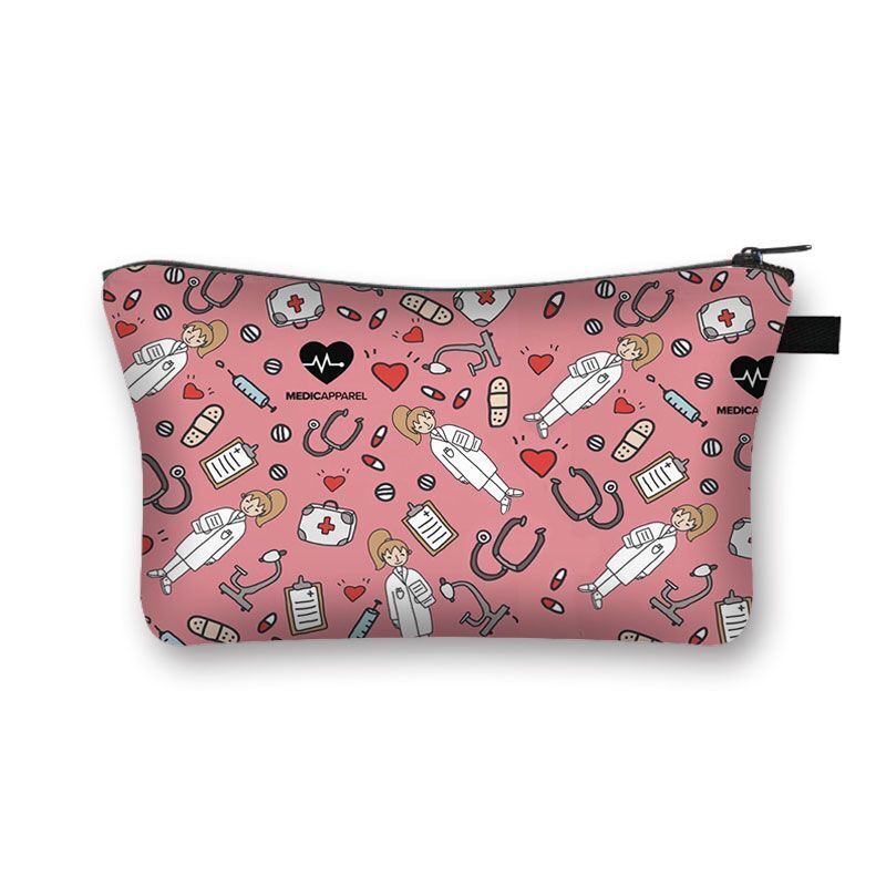 Women Cosmetic Bags Travel Storage Handbags Makeup Bag Toiletry Purse 15*21*13CM