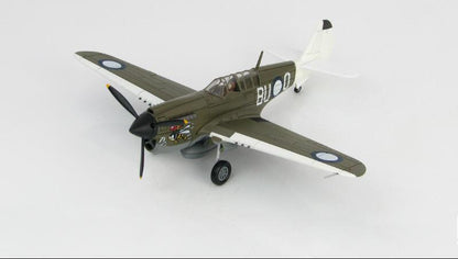 HM P-40N Angry Bee BU-O Lt. Ken Goldring 80 Squadron 1/72 diecast plane model