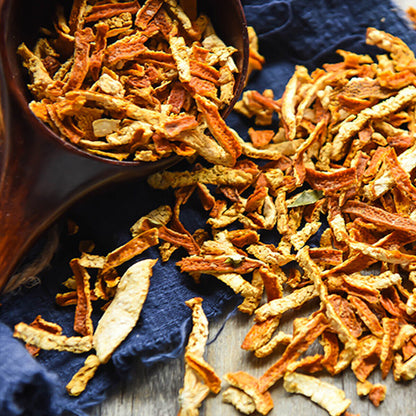 Fruit Tea Dried Orange Peel To Make Syrup of Plum Relieve A Cough Health Care