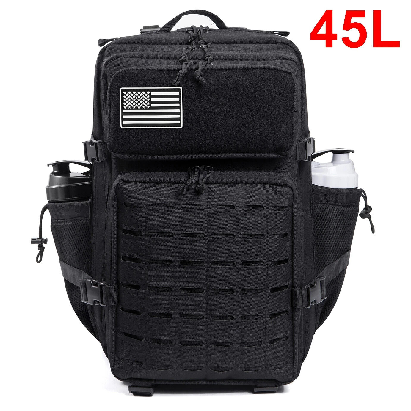 Military Tactical Backpack Women/men Daypack School Bag Rucksack Cup Holder