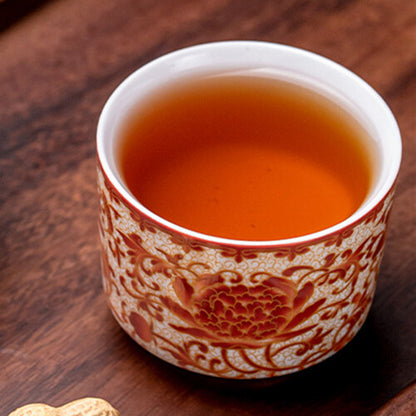 Handmade Tea Cup Chinese Porcelain Under Glaze Color Enamel Master Cup 150ml New