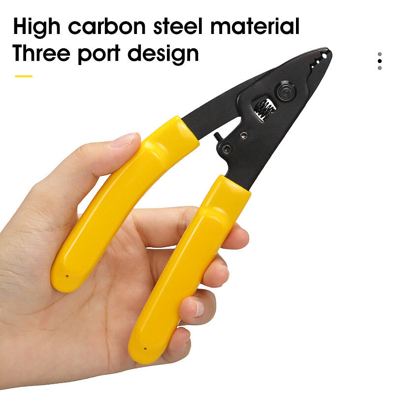 Fiber Optic Tool Aramid Scissors CFS-3 Three Hole Pliers Fiber Optic Stripper