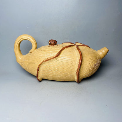 Vintage Chinese Yixing Purple Clay Teapot Zisha Ceremony Exquisite Teaware Art