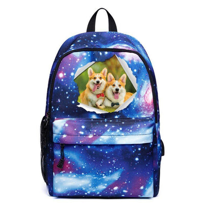 USB Charging School Backpack Canvas Outdoor Traveling Bags Large Laptop Backpack