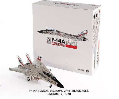 1:72 JC Wings Grumman F-14A Tomcat USN Nimitz 1978 Fighter Diecast Plane Model