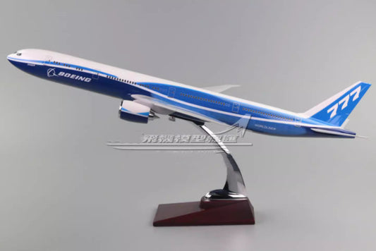 47CM WORLDLINER BOEING 777-300ER Passenger Airplane Resin Aircraft Plane Model