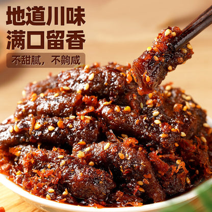 Shu Flavor Spicy Beef 100g Instant Beef Deli Snacks