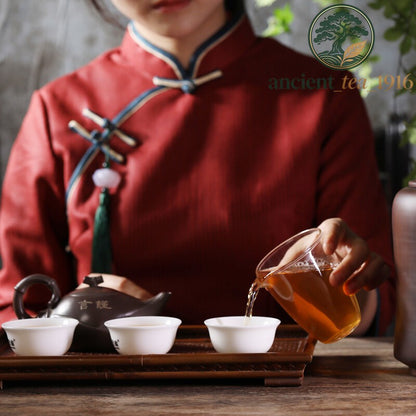 357g Laoman'e Banzhang Tea Factory 2007 Arbor Chunhao Pu-erh Pu'er Raw Tea Cake