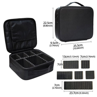 Pattern Cosmetic Bag Partition Multi Functional Traveling Storage Makeup Cases