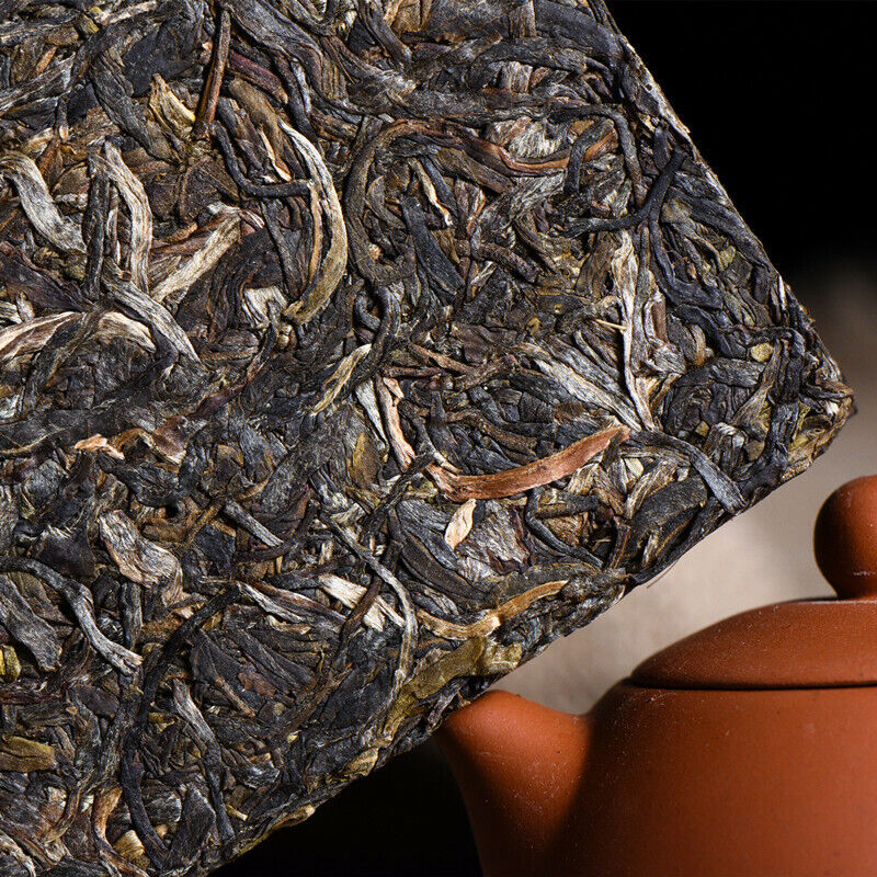 Green Tea Brick Healthy Drink Chinese Organic Pu-Erh Tea Ancient Tree Pu'er 250g