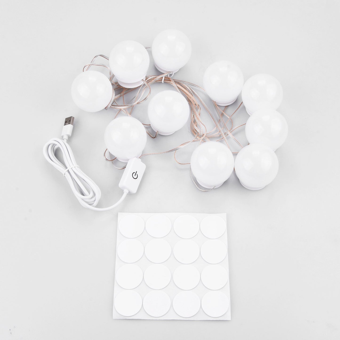 New Hollywood Style LED Vanity Mirror Lights Kit with 10 Dimmable Light Bulbs