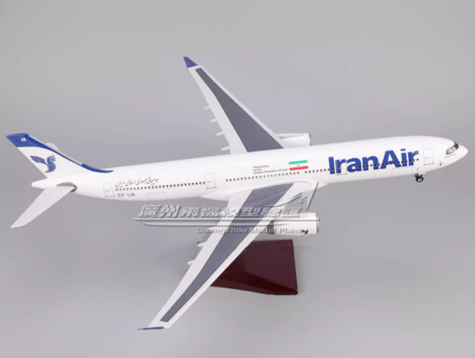 1:135 47CM IranAir AIRBUS A330 Passenger Airplane Landing Gears Resin Model