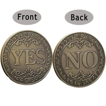 Yes Or No Decision Coin Metal Gift Art Souvenirs Commemorative Collection 40x3mm