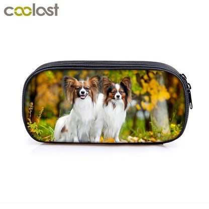 Dog Pencil Bag Stationary Bag Pencil Box School Supplies 24*11*7 CM Accessories