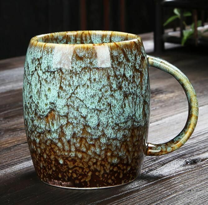 Creative Mugs 400ml Large Capacity Ceramic Coffee Tea Cups Couple Japanese-Style