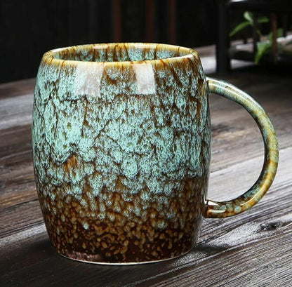 Creative Mugs 400ml Large Capacity Ceramic Coffee Tea Cups Couple Japanese-Style