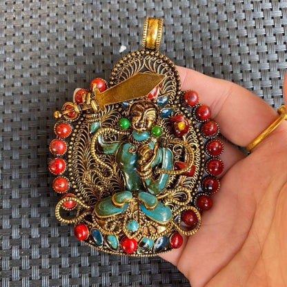 Buddhist Supplies Buddha Statue Nepalese Handmade Bodyguard Buddha Pendant Brand