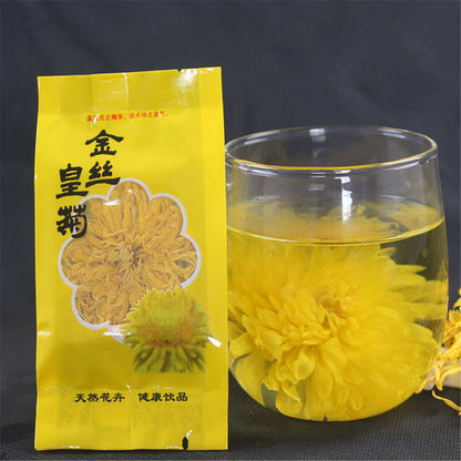 Premium Yellow Chrysanthemum Tea Big Blooming Flower Dry Herbal Tea Chinese Tea