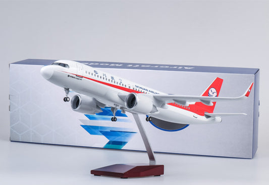 1:80 47CM SICHUAN AIRLINES AIRBUS A320neo Airplane Landing Gear Resin Model