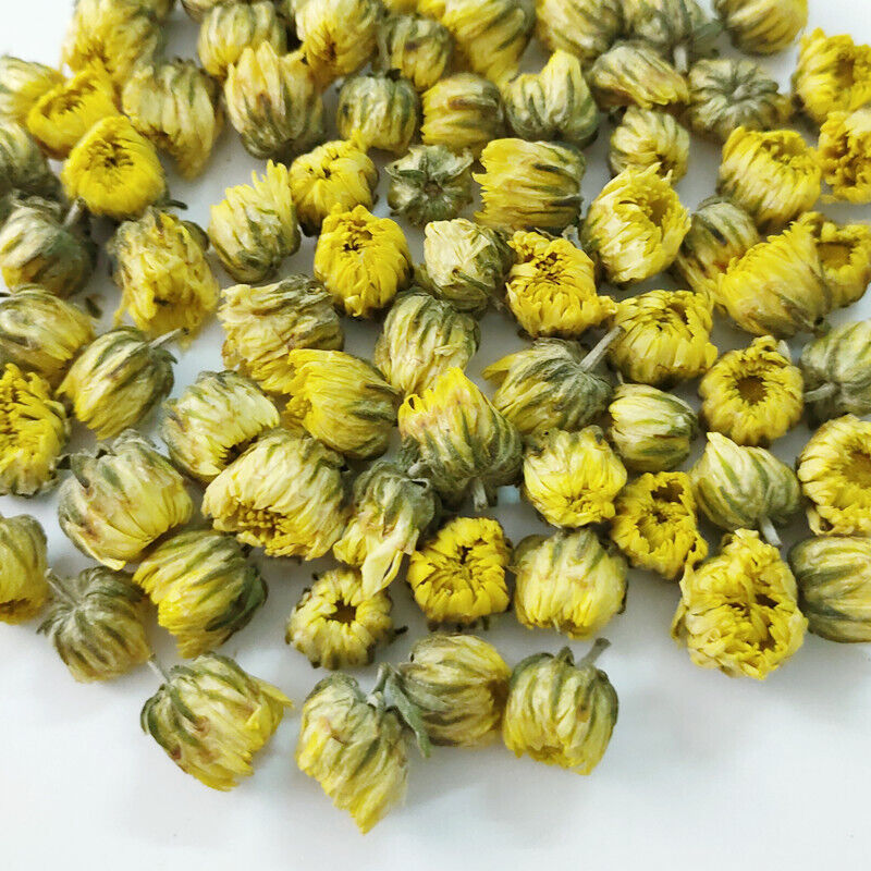 500g Plum Chrysanthemum Hang White Chrysanthemum buds flower tea bulk 17.6oz