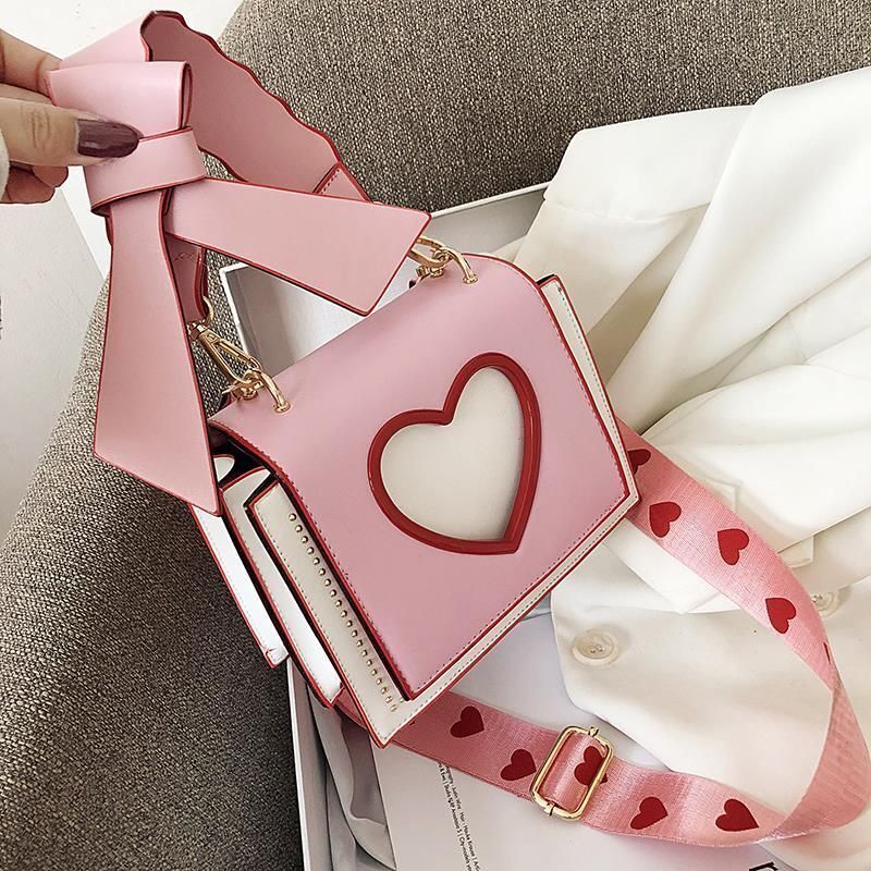 Shoulder Bag Wide Straps Hollow Messenger Bag Handbag Envelope Purse 19*15*10 CM