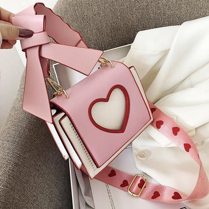 Shoulder Bag Wide Straps Hollow Messenger Bag Handbag Envelope Purse 19*15*10 CM