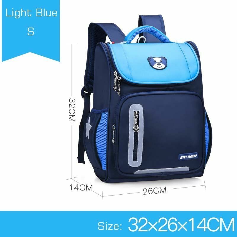 Childrens School Bags Boys Girls Backpacks Kids Orthopedic Waterproof Knapsack