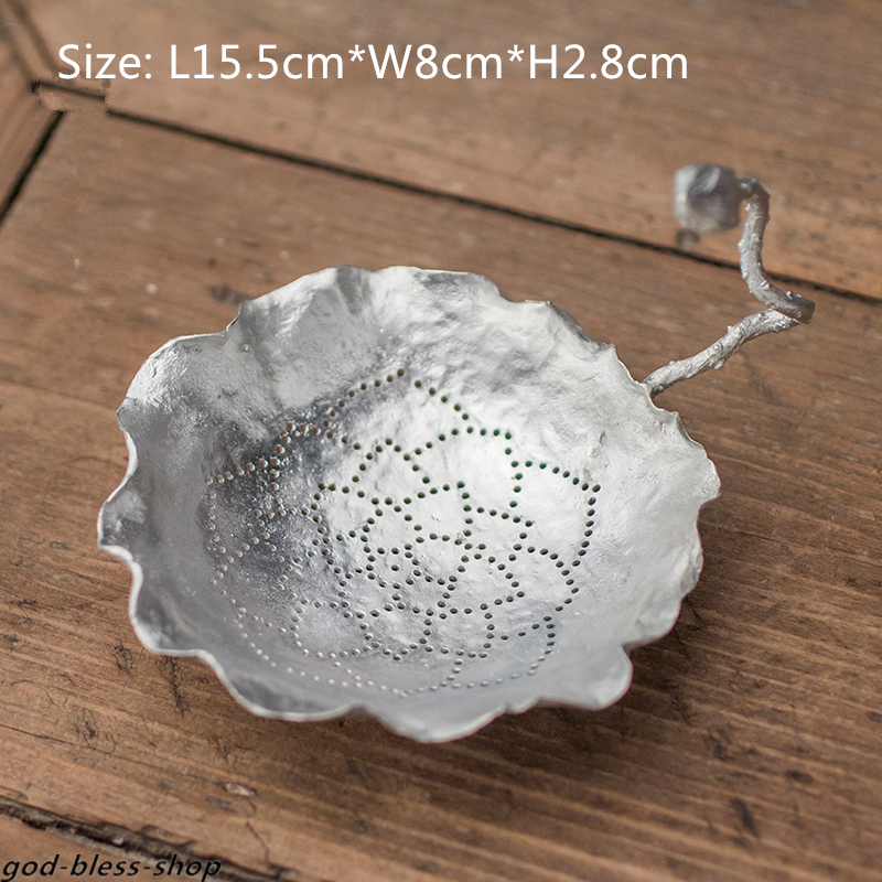 Pure Tin Filter Net Chinese Tea Set Accessories Tea Strainer Creative Net New