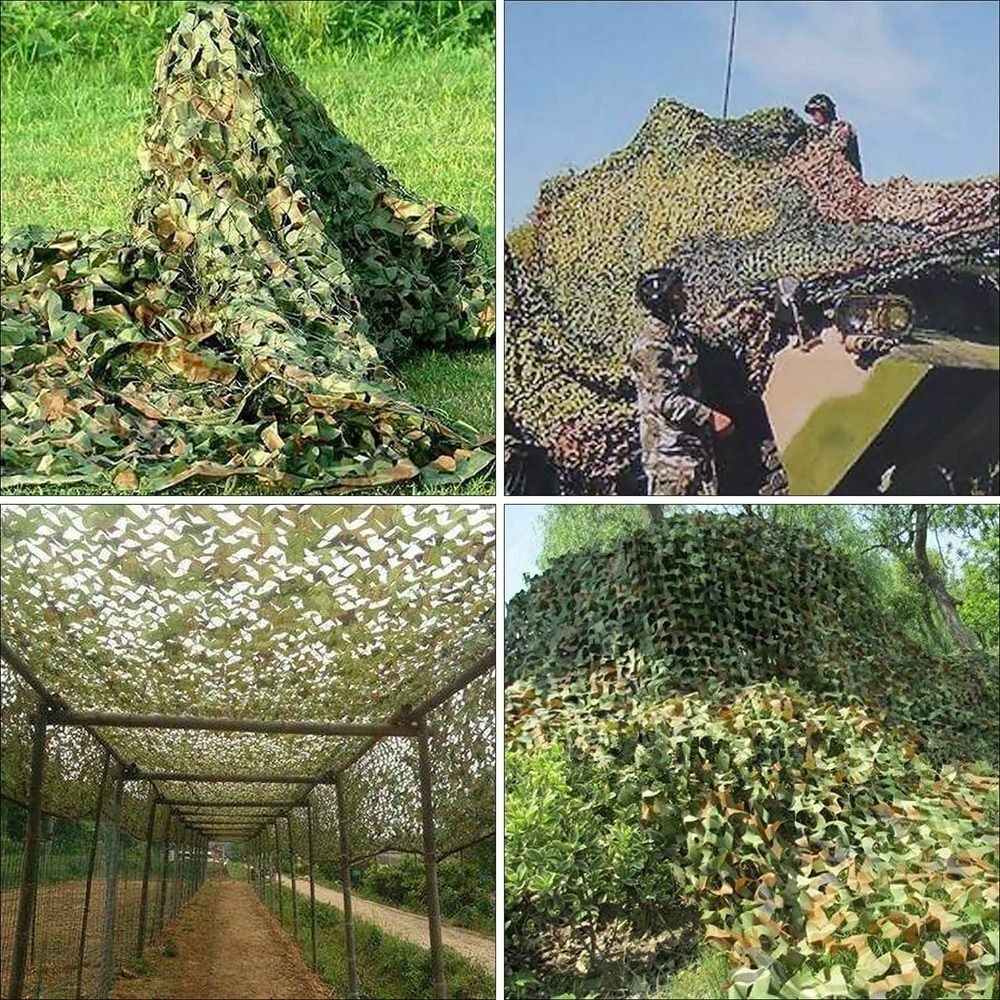 Military camouflage net 210D Oxford cloth hunting courtyard decorations 2-Layer